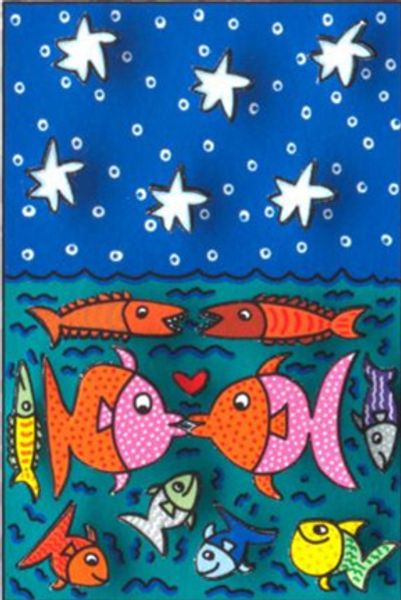 

джеймс рицци - ночь в ocean home decor расписанную hd печать картина маслом на холсте wall art canvas картинки 191220