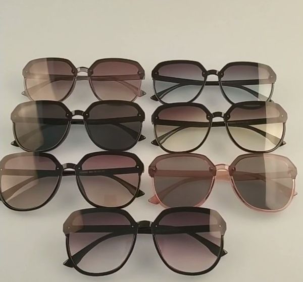 

2019 fast wholesale women sunglasses plastic fashion glasses pc sun glasses uv 400 protection for girls, White;black