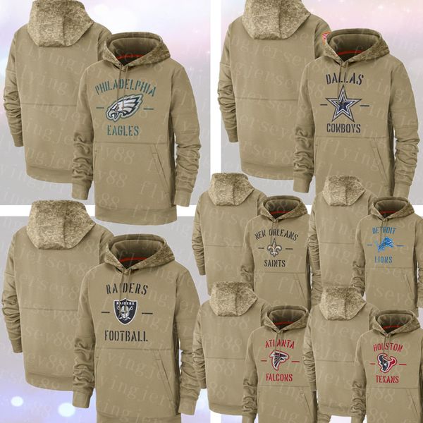 

hoodies philadelphia # eagle dalla # cowboy oakland mens raider jersey new orleans atlanta # falcon houston texan lion salute to service, Blue;black