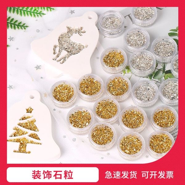 

aromatherapy gypsum diy material gold silver decorative particle candle making materials soy candles diy