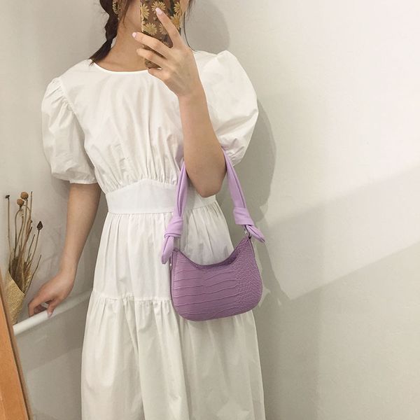 

маленький крокодил шаблон кожа pu crossbody сумка для женщин 2020 сумки женского подмышек пакета леди мода плечо сумки