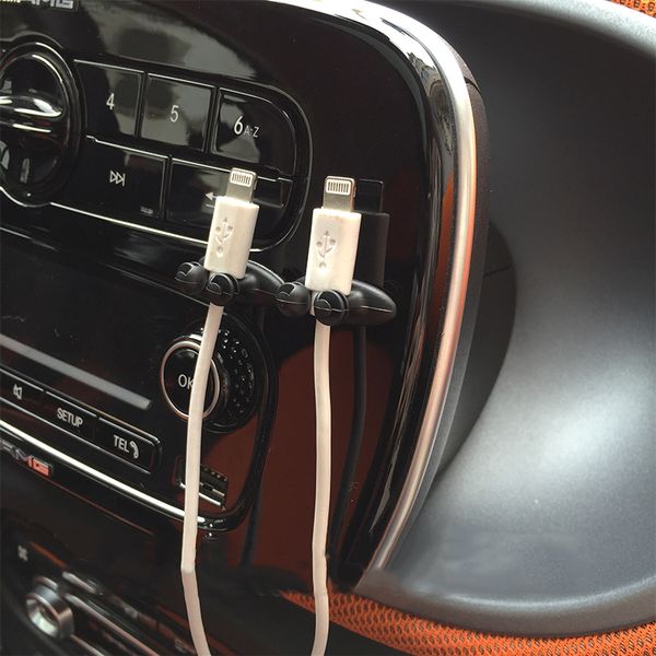 

car data line usb cable clip auto audio cable arrangement fixed clamp for smart fortwo forfour mini cooper s jcw accessories