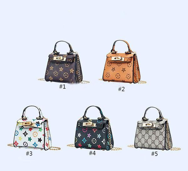 

New Kids Handbags Fashion print Designer baby Mini Purse Shoulder Bags Teenager children Girls Messenger Bags Cute Christmas Gifts