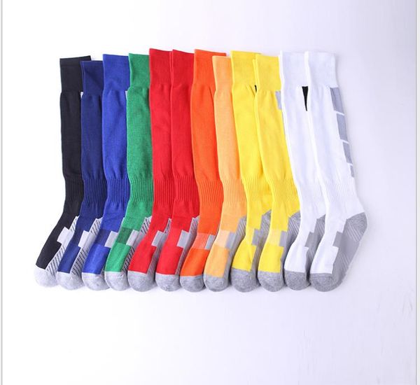 

skid-proof knee socks thickened towel bottom stockings sweat-absorbing wear-resistant sports socks, Black