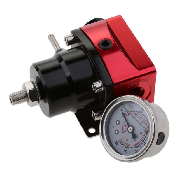 

автомобильные топлива регулятор давления 160psi калибровочных an6 фитинги красный