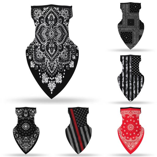 

at4pi 25 банданы unisex rave бандан шея для труб головного убора gaiter женщины мужчины лицо езда шарф маска защитной мусульманскую хиджаб ш, Black