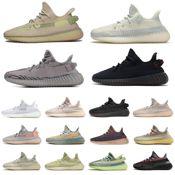 

new kanye west zyon men women running shoes static reflective asriel israfil yecher desert sage yecheil bred mens trainers sports sneakers