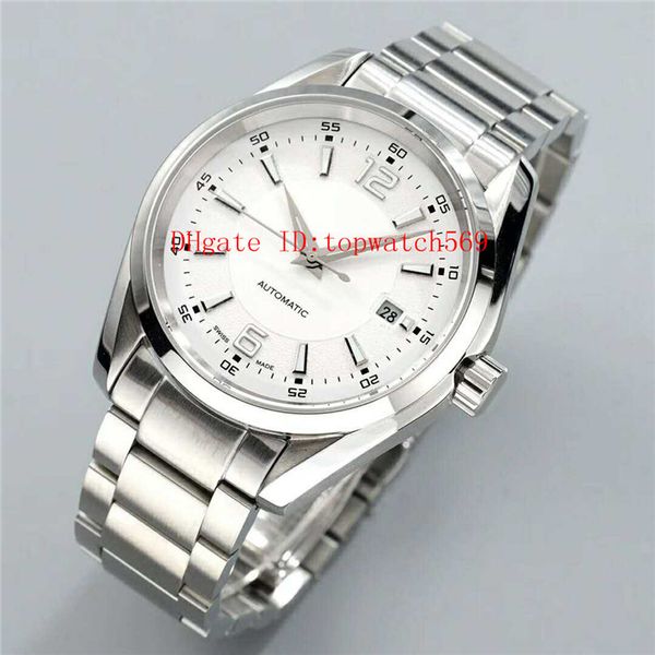 

new sport watch mens watches swiss 8500 automatic 28800 vph date sapphire crystal super luminous water resistant 316l stainless steel, Slivery;brown