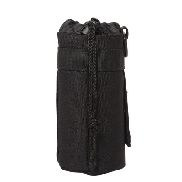 

water bottles pouch bag outdoor sports camouflage drawstring portable water bottle pouch holder carrier with molle system