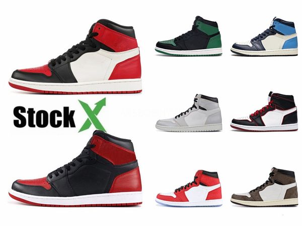 

2020 new jumpman 1 high what the pink green gold graffiti basketball shoes good quality women mens fashion casual 1s sports sneakers #645