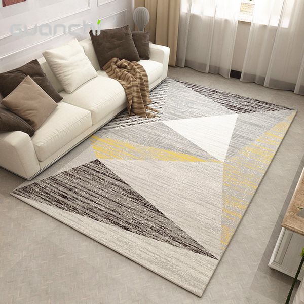 Geometric Carpet Large Parlor Living Room Carpets Area Rugs Bedroom Side Decoration Mats Home Decoration Pad White Carpet Texture Mohawk Carpet Colors