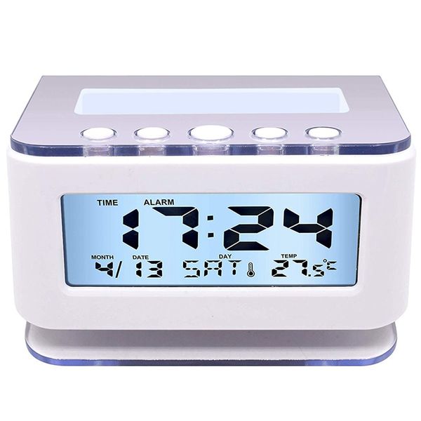 2019 Best Battery Digital Alarm Clock Bedrooms Battery Operated Electric Alarm Clocks Small Smart Clock Large Numbers Simple Setup Wi From Galry