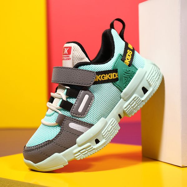 

new trend kids casual shoes black kids sneakers for boys fashion teenage trainers size 30-38 children girl running shoes, Black;red