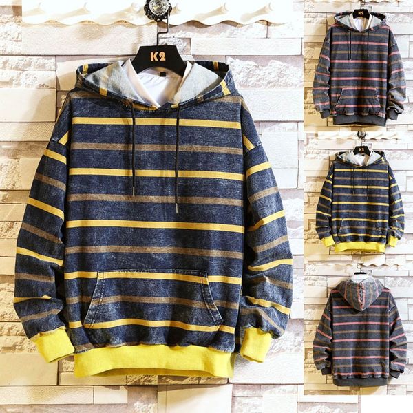 

men casual autumn&winter solid color hoodies long sleeve sweatshirt outwear coat w820, Black