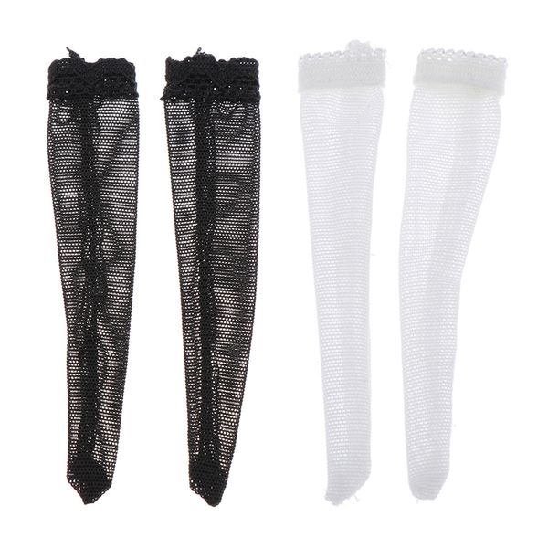 

2 pairs 1/12 doll accessories mesh stockings stocking clothing for 6 inch action figure