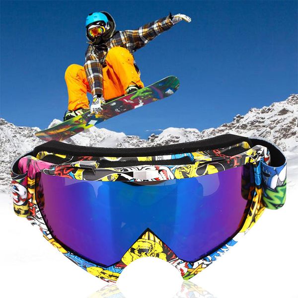 

durable snow mountain uv protection ski goggles wind mirror game riding snowmobiling 3 colors antifogging goggles anti fog 2018