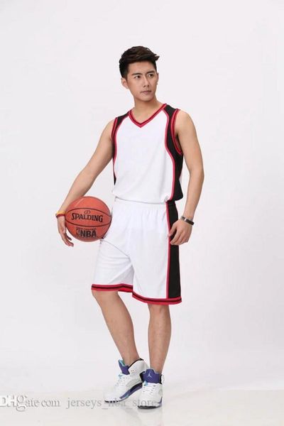 

custom shop basketball jerseys customized basketball apparel sets with shorts clothing uniforms kits sports design mens basketball a28-06, Black;red