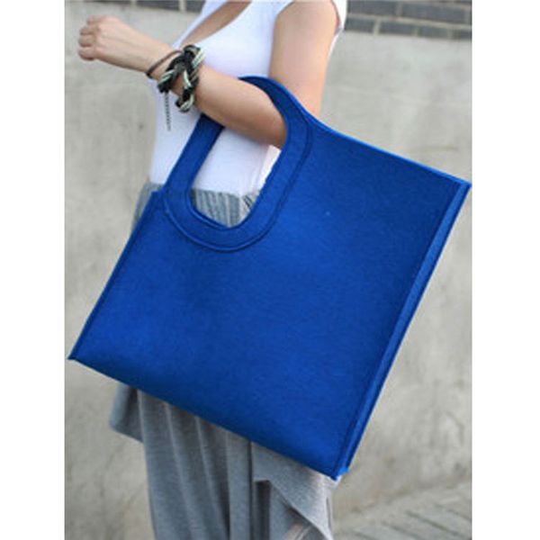 

felt shopping shoulder storage hand bag handbag shopper tote bags eco friendly bag for women ladies purse handbags pouch totes