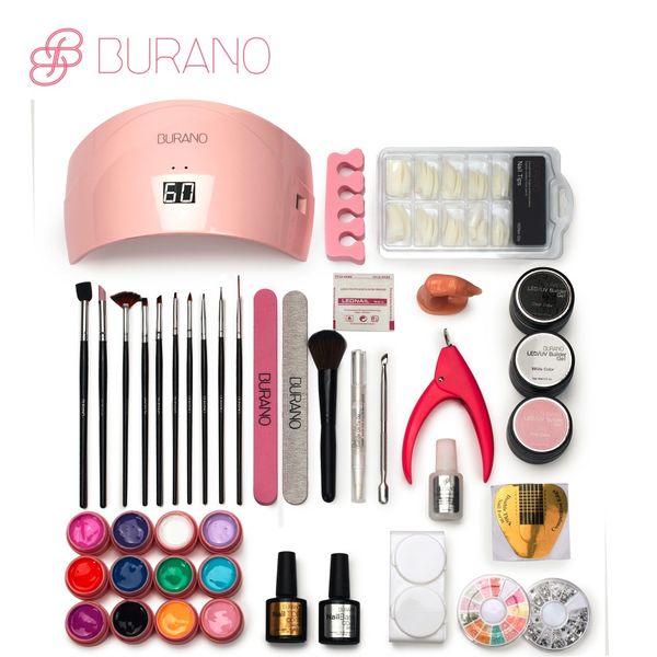 Großhandel Nagel Werkzeuge Uv Led Gel Lampe 12 Farbe Uv Gel Praxis Finger Cutter Nail Art Werkzeug Kit Set Maniküre Set 001 Von Bawanbian 9351