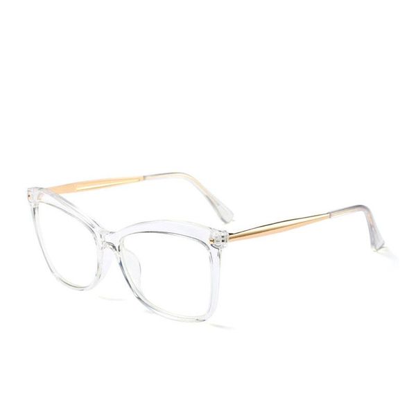 Atacado-mulheres marca de óculos ópticos quadro mulheres óculos com lentes claras falsos Oversized Computer Moda Eyewear