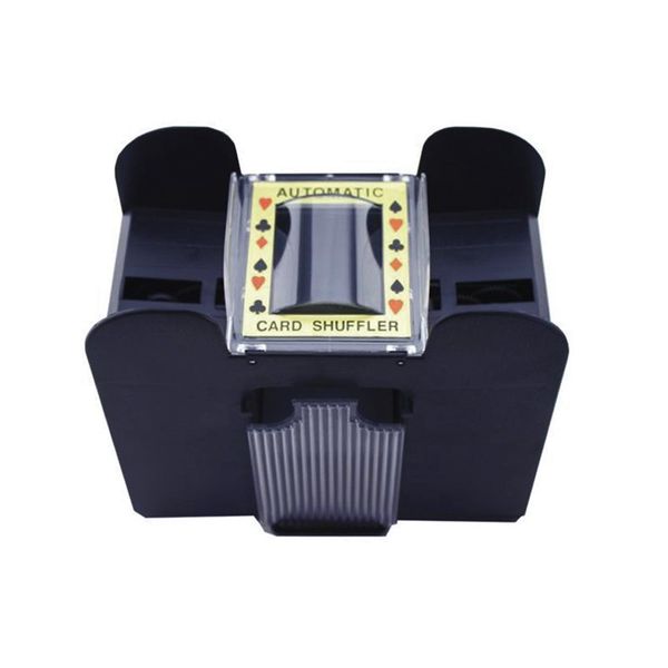 

poker card automatic card shuffler electric board game cards shuffler six decks of cards shuffle in seconds running jerseys, Black;blue