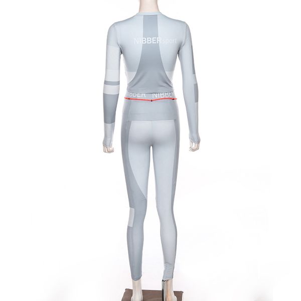 

adogirl women fitness two piece set tracksuit, White