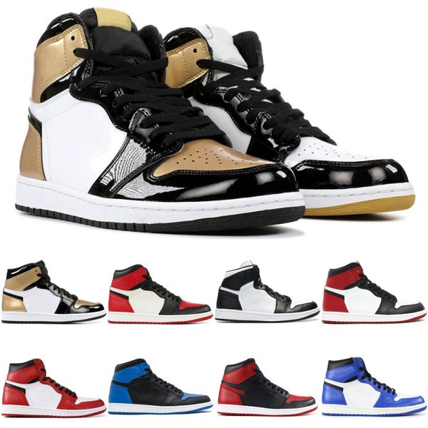 

1 high og men ba ketball hoe banned bred toe hadow gold de igner hoe gold toe chicago game royal neaker ize 40 47