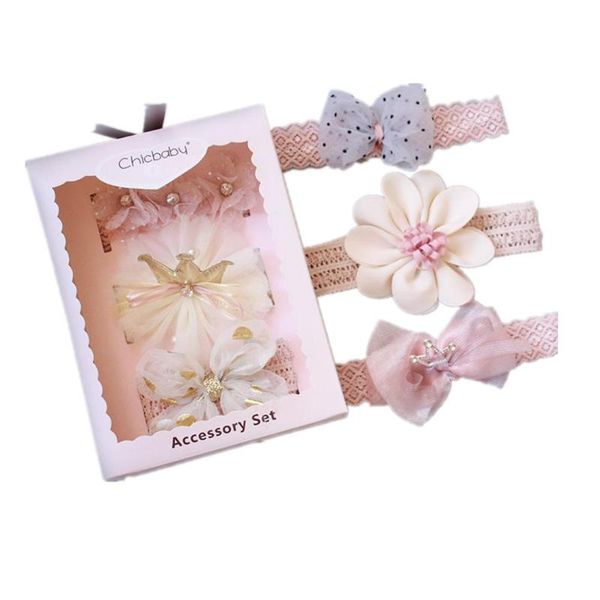 

hair accessories born baby girl headbands princess crown birthday gift infant toddler hairbands, Slivery;white