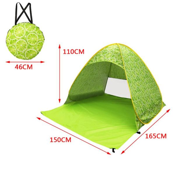 

outdoor instant portable cabana 2-3person sunshade beach tent shelter waterproof camping sun uv protection stylish tent