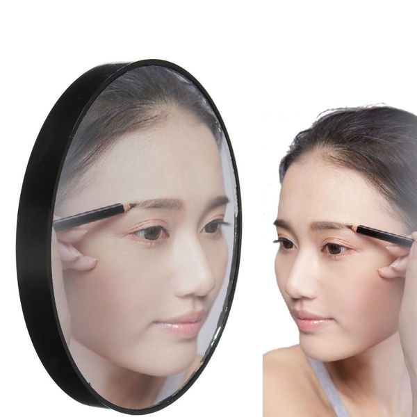 

fashion 10x huge magnifying makeup pocket glass cosmetics mirror suction black