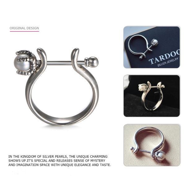 

fashion-peal 925 sterling silver engagement rings trendy and romantic luxury valentine's gift fine jewelry for women, Slivery;golden