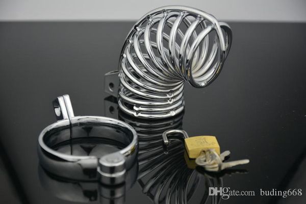 

male cage steel cage fetish toys chastity device bondage stainless sm x668 art chastity belt lock sqipt