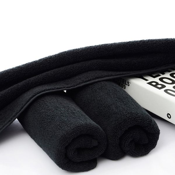 

black bath towel pure cotton soft towel for bathroom l machine washable pi669