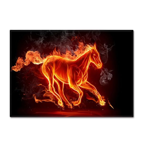 

105animal horse living room carpet bedroom dining room floor mat