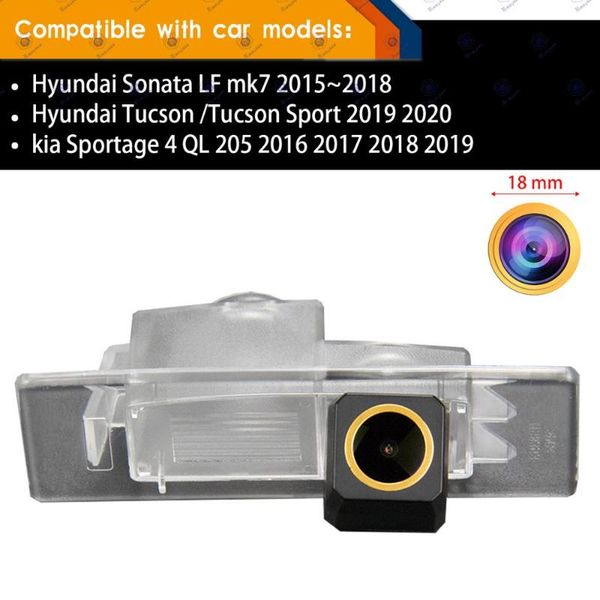 

hd 1280x720p golden camera car rear view reversing backup camera night vision for kia sportage 4 ql sonata lf