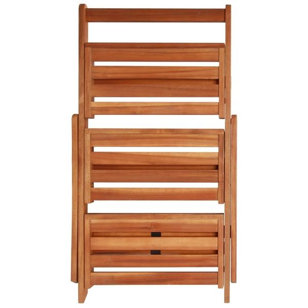 

support for 3-level plants acacia wood 50x63x80 cm garden sets
