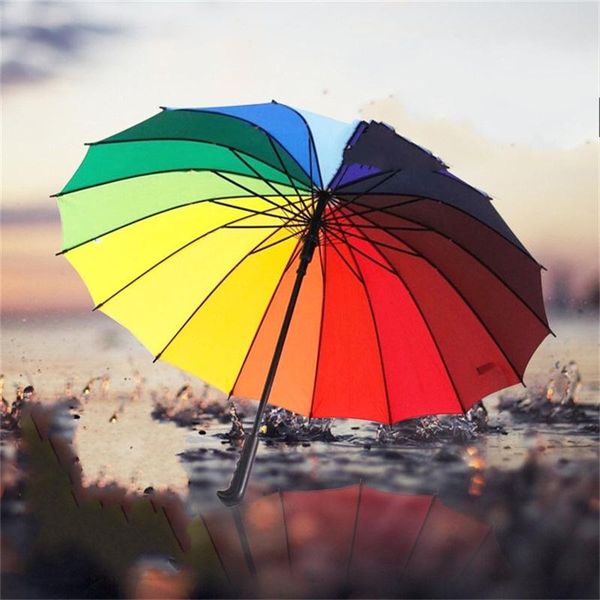 

зонтик радуги способа автоматический подарок страхсбора прям-полюса рекламируя зонтики цветастая ткань столкновения горячий продавать 8 8ky