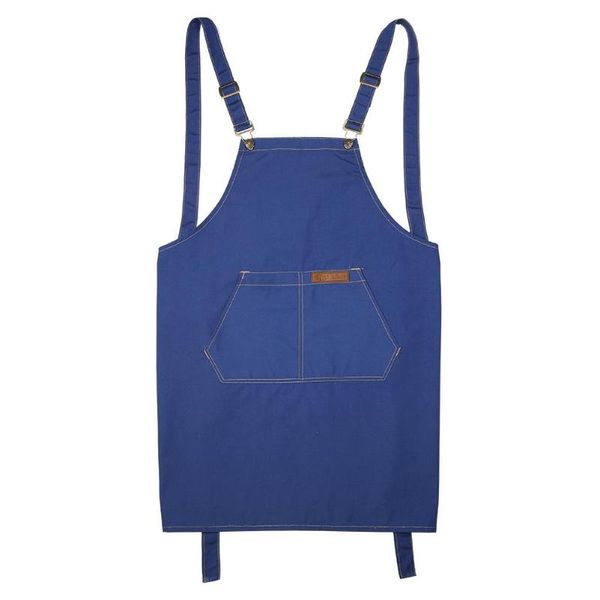 

adjustable kitchen apron non-fading cotton canvas home cooking baking cleaning chef household accessories