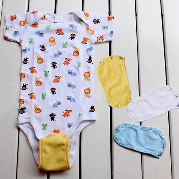 

2019 5 pcs младенца romper промежность extenter детский one piece bodysuit extender для ухода за детьми 13 * 9см 4 цвета