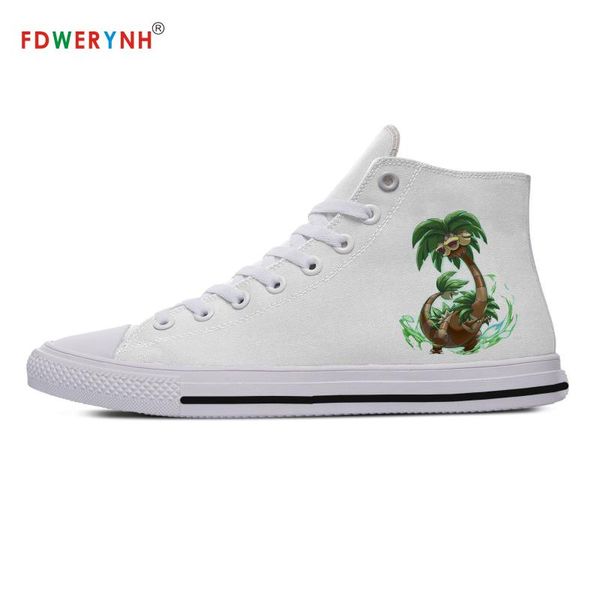 

canvas sneakers design pocket exeggutor anime cartoon casual high shoes