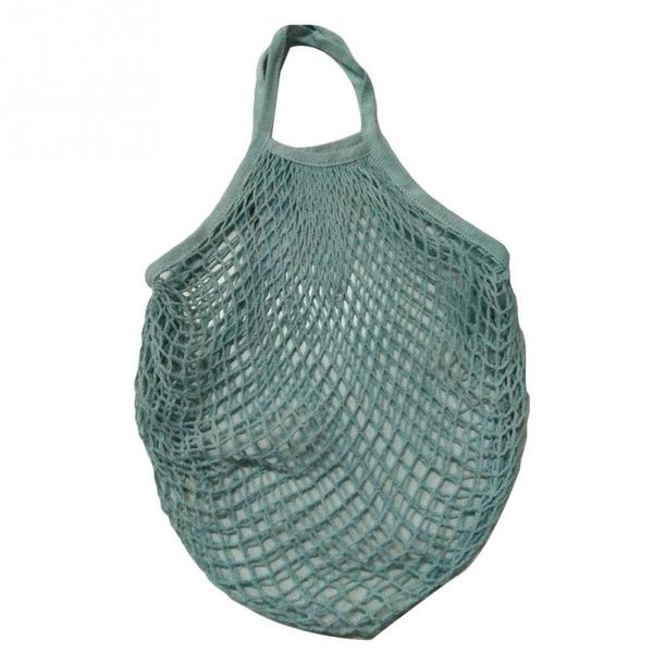 

reusable fruit vegetable shopping bag mesh string grocery bag eco shopper cotton tote woven net shoulder of women