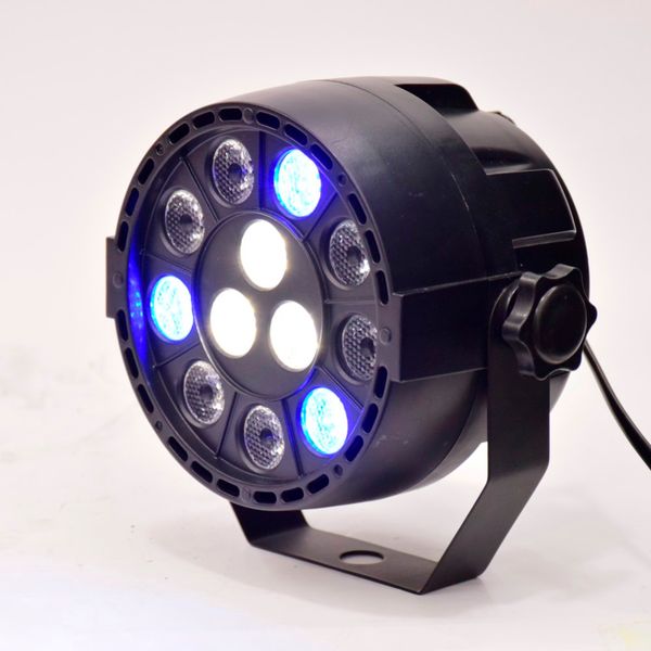 

плоский светодиодный par stage light rgbw 12w disco party lights лазерный dmx luz dj effect controller dj оборудование проектор luces discot