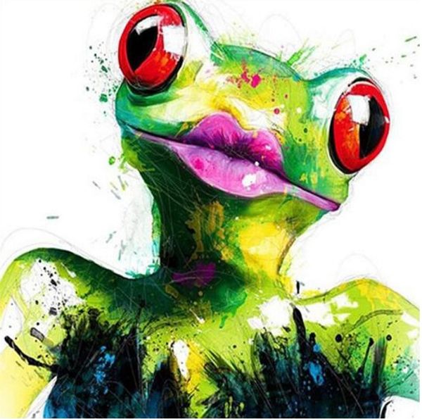

Full Square/Round Drill 5D DIY Diamond Painting "Cartoon frog" Embroidery Cross Stitch Mosaic Home Decor Art Experience toys Gift A0733