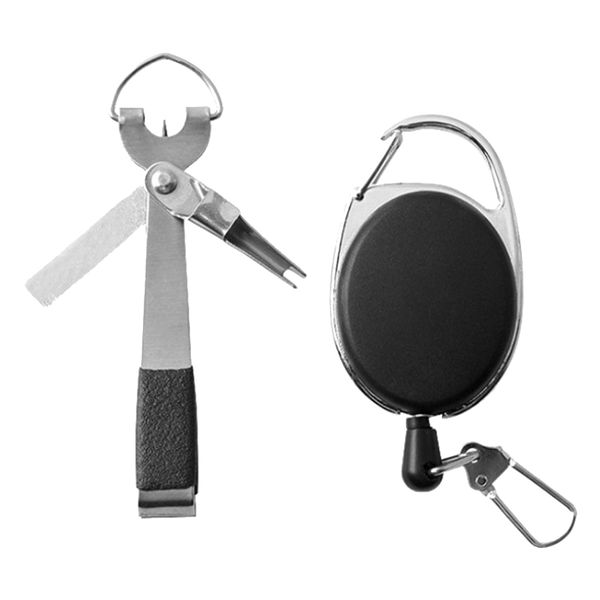 

4 in 1 quick knot tying tool fishing clippers line cutter nippers snip
