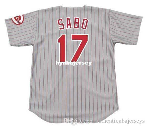 

custom chris sabo cincinnati stitched 1993 majestic vintage away baseball jersey retro mens jerseys running, Black;blue