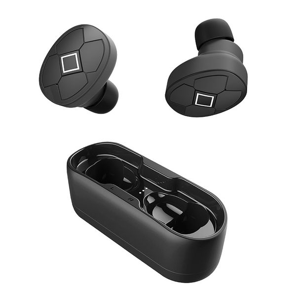 Bluetooth 5.0 Auricolare wireless HiFi V5 TWS Cuffie intrauricolari Auricolari vivavoce Mini cuffie Auricolari sportivi Cuffie musicali per iPhone