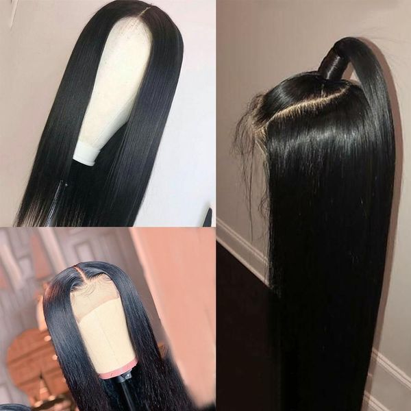 

lace front human hair wigs for black woman brazilian straight remy 13x6 lace front wigs pre plucked with baby hair