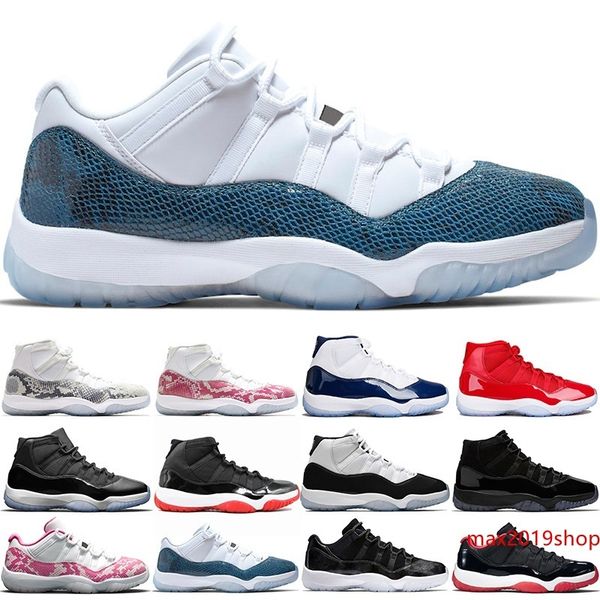 

11 pin navy snakeskin 11s men women basketball shoes concord 45 bred space jam cap and gown athletic sports sneakers cheap
