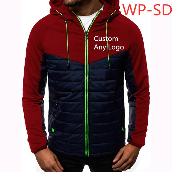 

wp-sd 2019 winter men down jacket men fashion white duck jacket casual down coat fashion coats custom any logo, Black