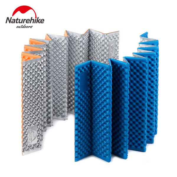 

naturehike aluminum film ixpe+eva ultralight outdoor picnic mat moistureproof camping mattress pad folding egg slot yoga mat